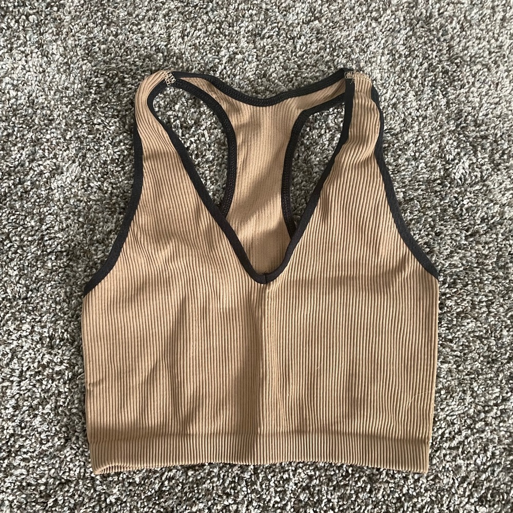 Free people fitted cropped tank